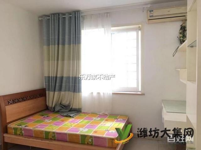 万达潍坊中学近中央丽景精装全齐两室拎包入住可陪读