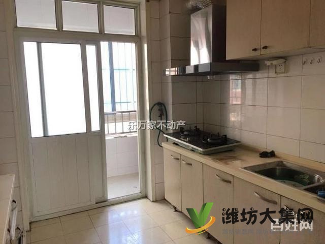 万达潍坊中学近中央丽景精装全齐两室拎包入住可陪读