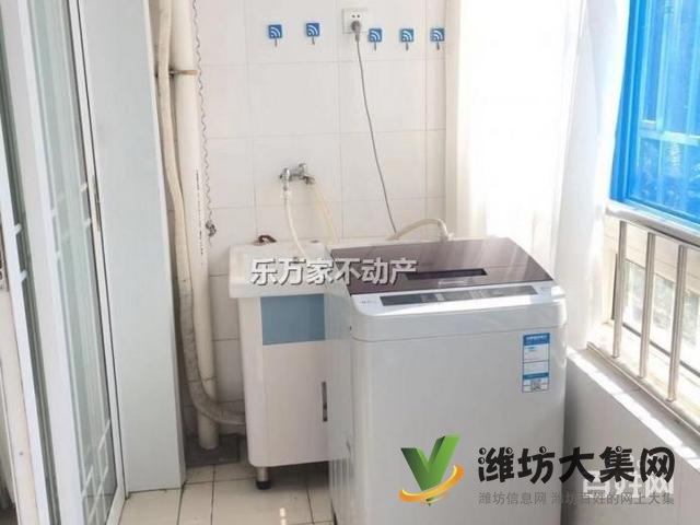 万达潍坊中学近中央丽景精装全齐两室拎包入住可陪读