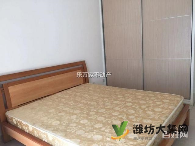 万达潍坊中学近中央丽景精装全齐两室拎包入住可陪读