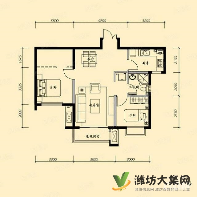 东风街上城佳乐家近茂华紫苑公馆93平2室精装出税6