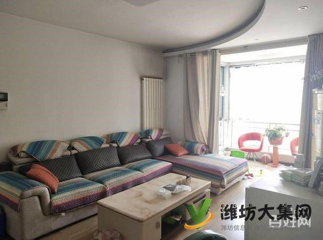 健康街潍州路 佳乐家近 领秀华城多层三楼 精装两室