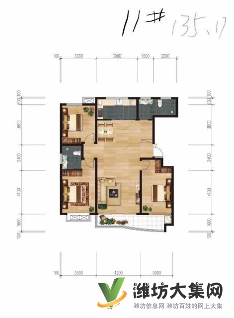 北海路玉清街金尊华府现房热销楼盘顶