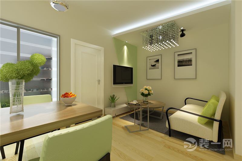 清新客厅装修效果图