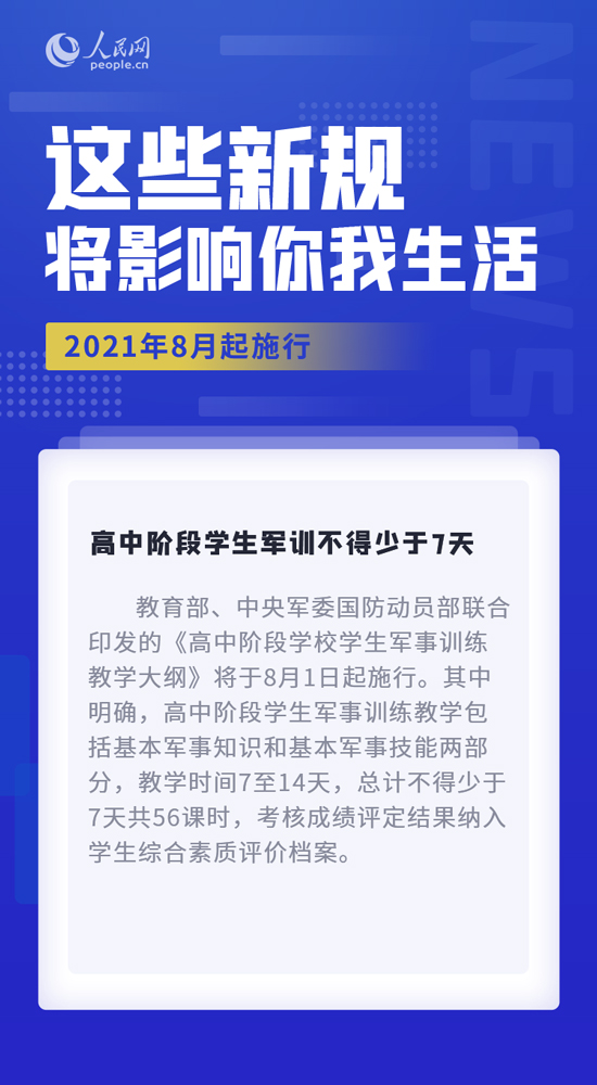 8月，这些新规将影响你我生活