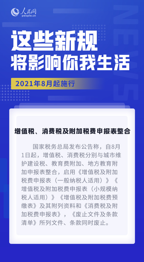 8月，这些新规将影响你我生活